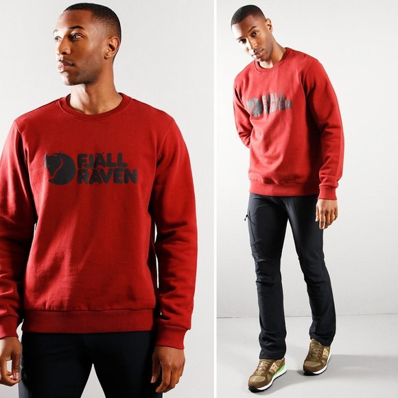 Fjallraven Mens Logo Sweater Sweatshirt 